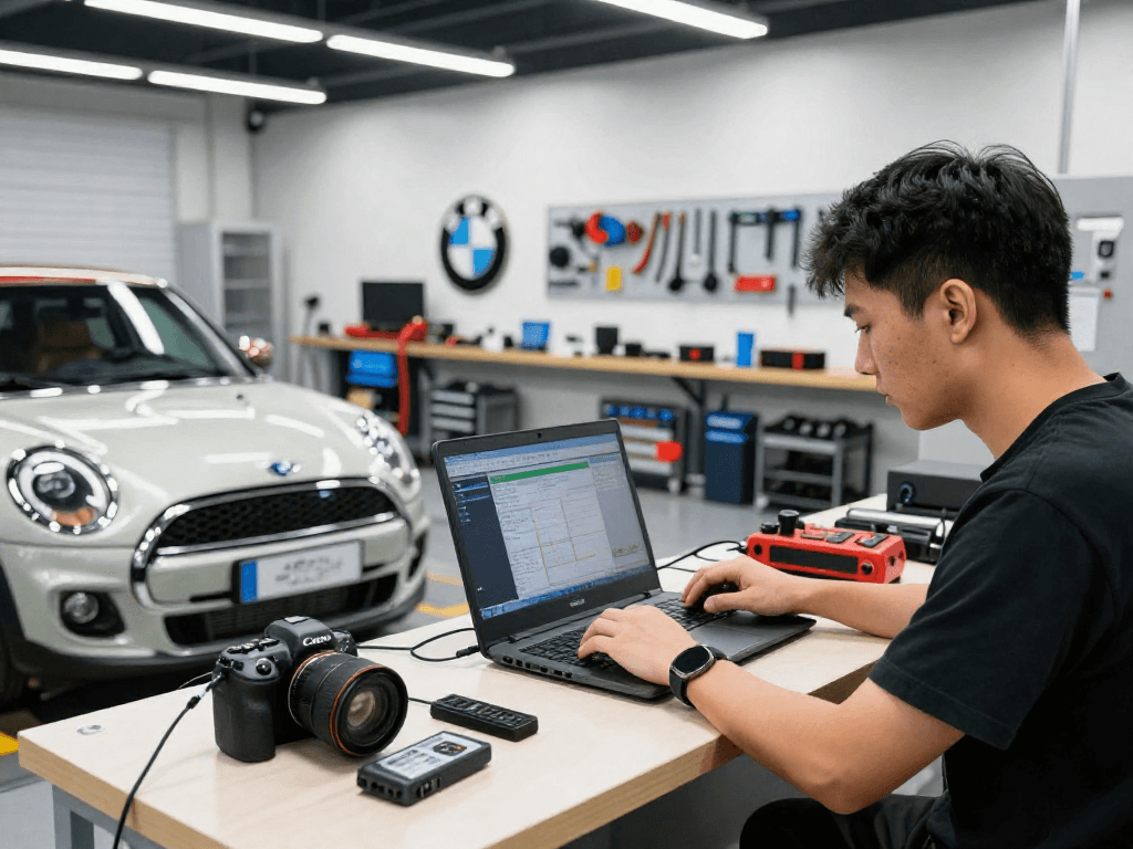 Professionelle Chiptuning-Dienstleistungen von ECU Boost Service in Hannover zur Leistungssteigerung von BMW und MINI-Fahrzeugen.