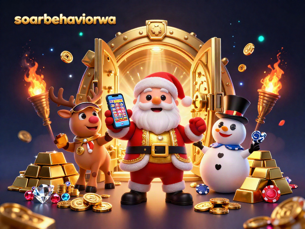 Experience soarbehaviorwa with Santa and friends winning big at a dynamic casino!