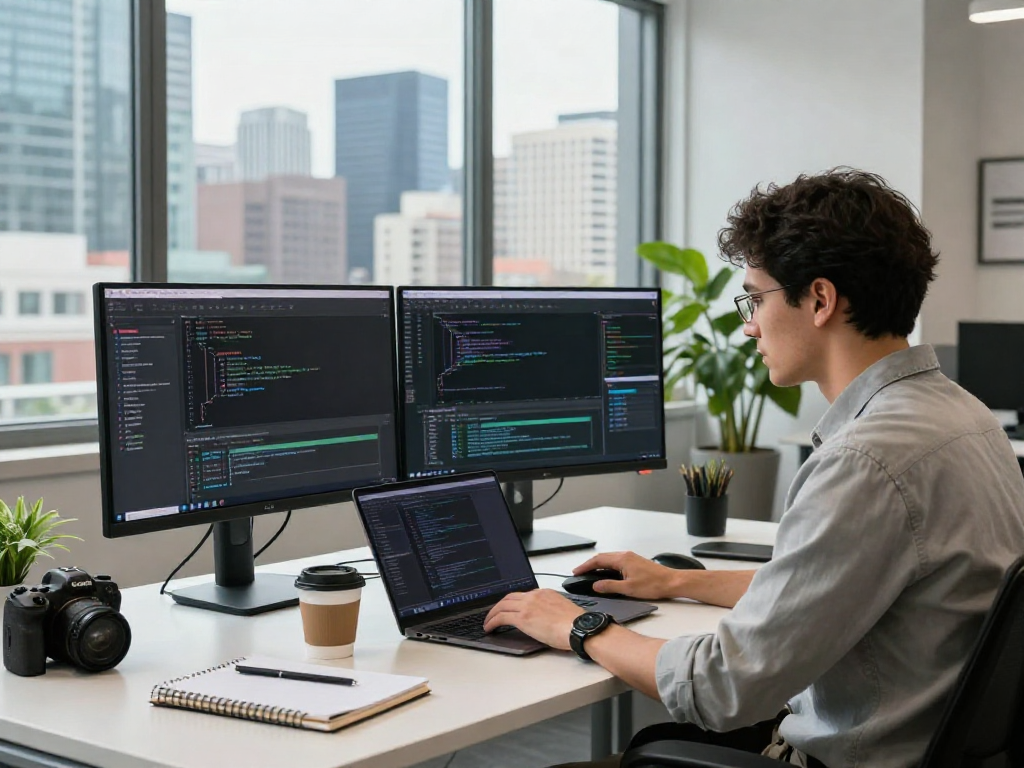 Tech developer at workspace coding innovative solutions for http://debet-app.com