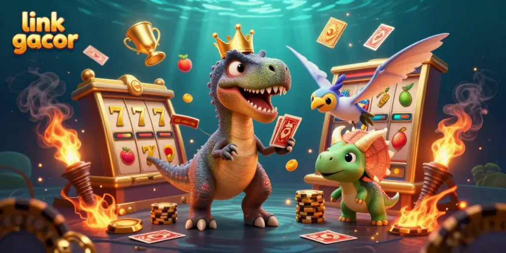 Engage in the exciting world of slots with link gacor, featuring colorful characters and jackpot action.