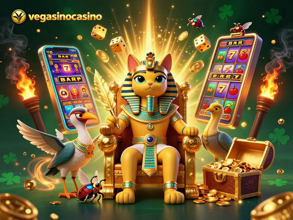 Experience gaming excitement at vegasinocasino with lively slot machines and vibrant casino energy.