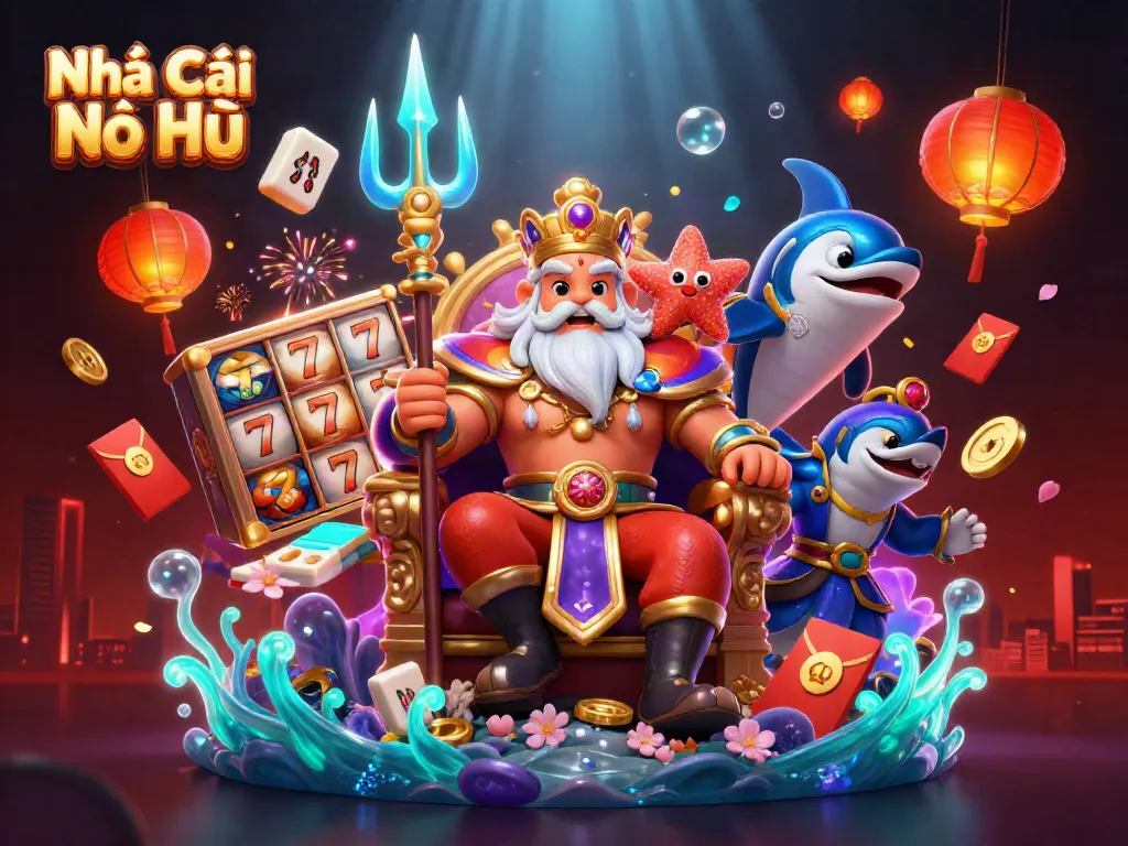Experience exciting jackpots at Nhà Cái Nổ Hũ with vibrant characters and dynamic game elements!