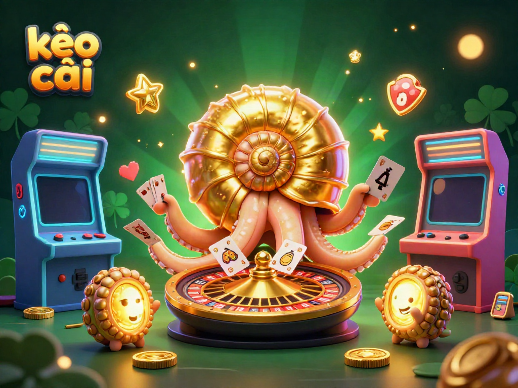 Experience dynamic gaming action with kèo nhà cái as the ancient nautilus deals cards and glows with casino energy.