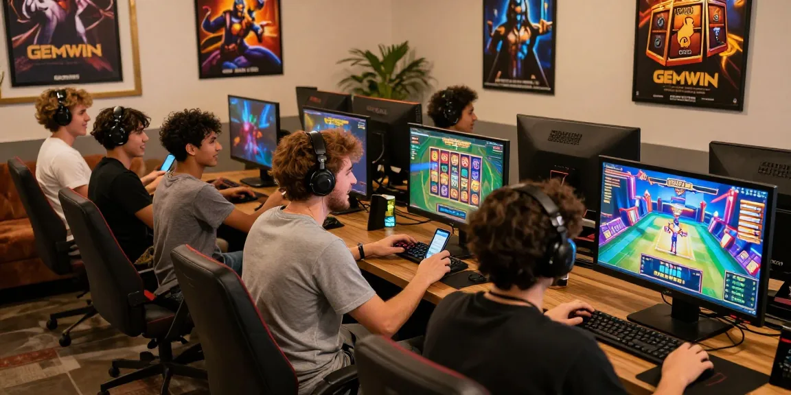 Players enjoying games at GEMWIN, showcasing a dynamic online gaming experience with excitement and community engagement.
