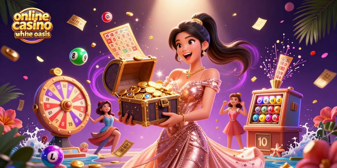 Experience excitement in an online casino ohne oasis with stunning treasure chest of gems.