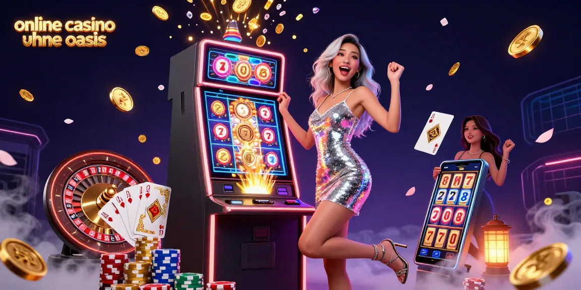 Experience excitement at an online casino ohne oasis with vibrant slot machines and dynamic gambling elements.
